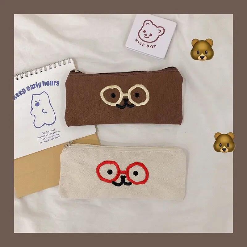 Bentoy MIlkjoy холщовый чехол-карандаш школьная сумка для ручки кошелек монет с
