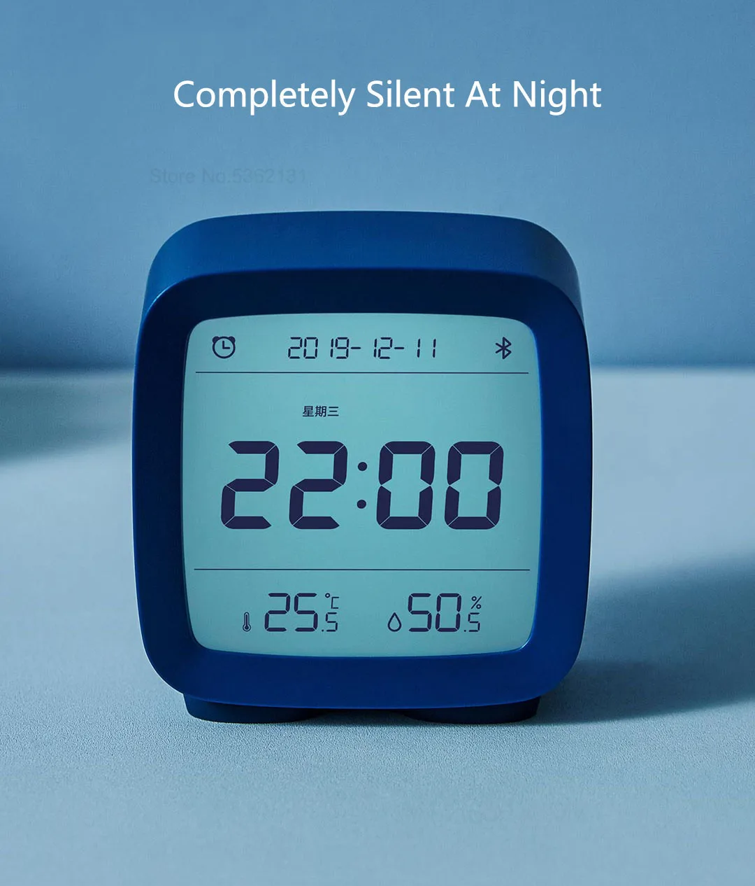 Xiaomi ClearGrass 3в1 цифровой термометр с Bluetooth мониторинг влажности Будильник ночной Светильник работа с Mijia App умный дом