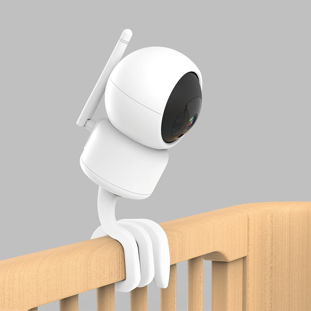 IP Camera Bracket Silicone Deformable Material Fixed on the Crib for Baby Monitor camera accessory camera holder stand
