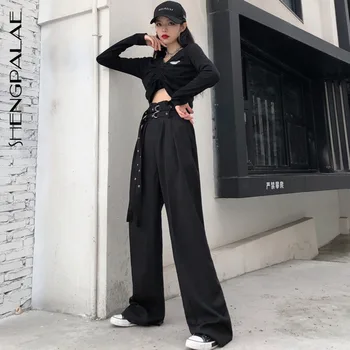 

SHENGPALAE 2020 Women High Waist Hip Hop Dance Sport Running Jogging Harem Pants Sweatpants Jogger Baggy Trousers Pants ZA4151
