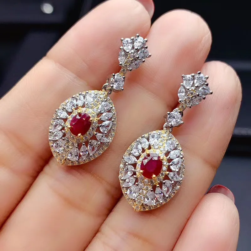 Natural Burmese Ruby Stud Earrings - Fine Jewellery and Argyle Pink Diamond  Specialists