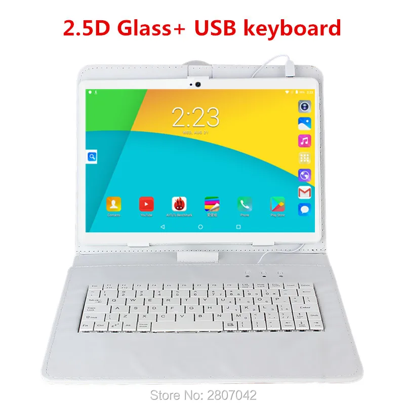 

2.5D Glass Screen Android 9.0 OS 10 inch tablet pc Octa Core 6GB RAM 64GB 128GB ROM 3G 4G FDD LTE 1920*1200 IPS Tablets gift