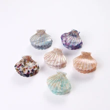 Новинка, модные женские заколки для волос, заколки из ацетатной смолы с цветочным принтом, заколки для конского хвоста, аксессуары заколки для волос, подарки