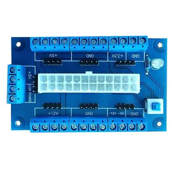 

PC 24/20Pin ATX DC Power Supply Breakout Board Module Adapter DIY Accessories