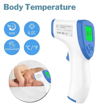 

Digital Thermometer Infrared Baby Adult Forehead Non-contact Infrared Temperature tool LCD Backlight Termometro Infravermelh