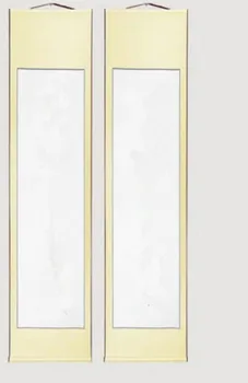 

40CM*166CM Chinese painting calligraphy Full damask fine mounted Xuan paper calligraphy blank drawing axis scroll vertical axis