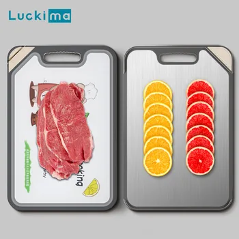 

Mulitifunction Double Side Cutting Board Mat Chopping Boards with Knife Sharpener Knives Whetstone Grinder Function Kitchen Tool