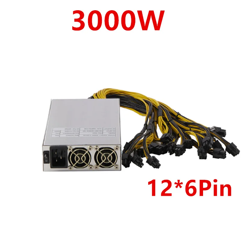 Новый блок питания для майнинга ZUMAX 1U Single 12 В 12*6 контактов 3000 Вт | Компьютеры и офис