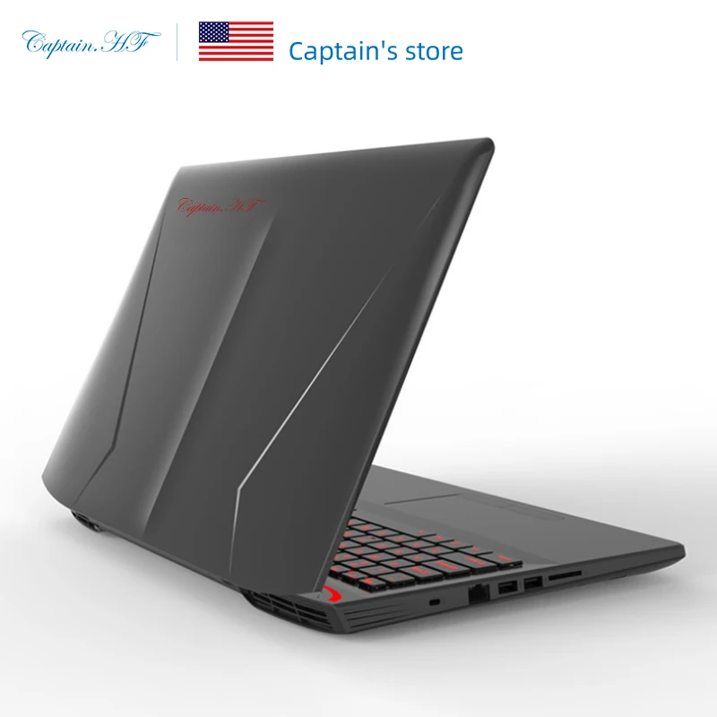 US Captain HF Ноутбук игровой 15,6 дюймовый дисплей Процессор Intel Core i7-6700HQ Ноутбук для игр GTX1060 ОС Windows10, 8ГБ RAM 128ГБ SSD+1 ТБ HDD