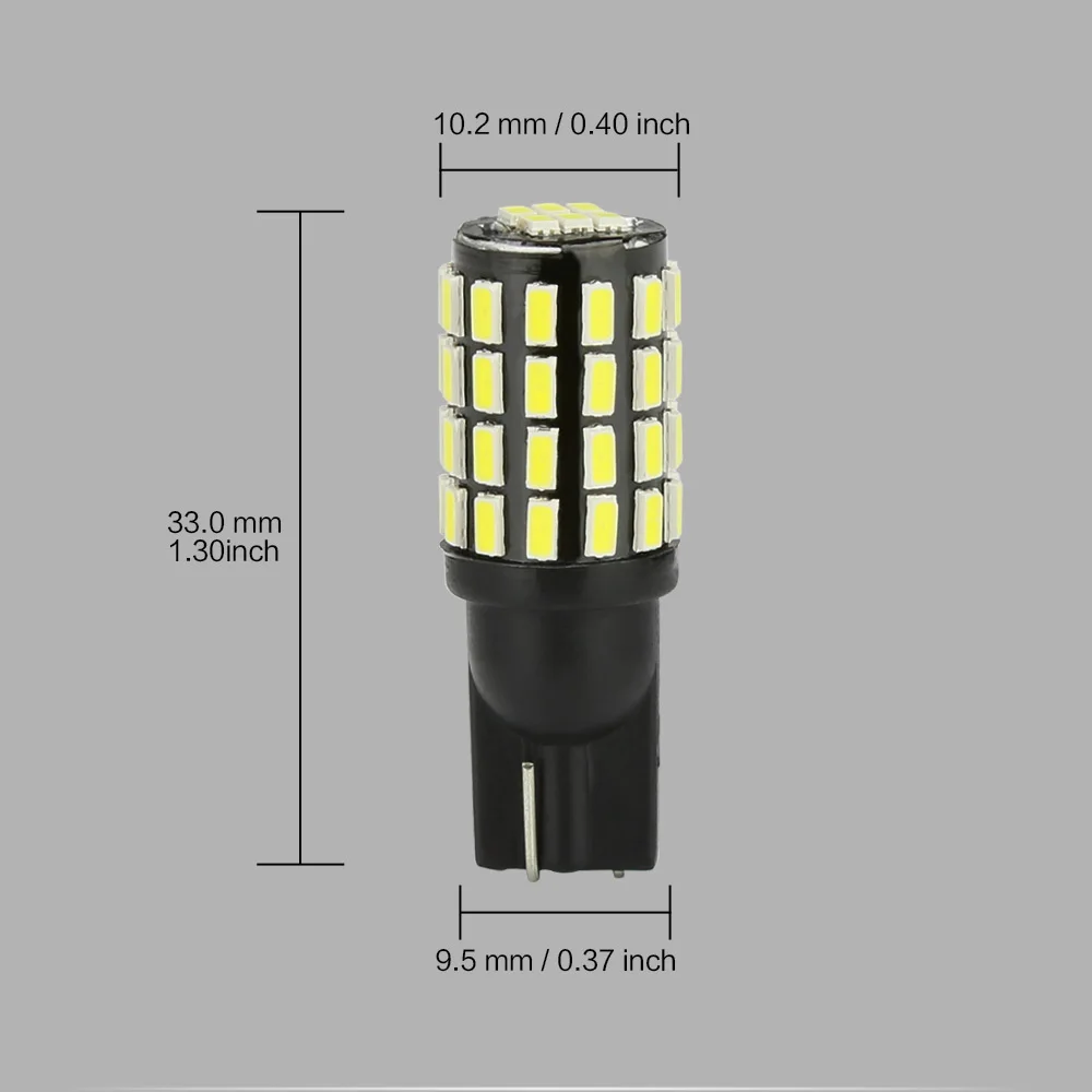 Zdata T10 W5W 3030 светодиодный светильник для чтения в салоне автомобиля, лампа-маркер 168 194 светодиодный автоматический клин, парковочная лампа