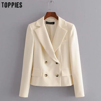 

white blazer womens double breasted suit jackets office ladies formal blazer elegant women suits
