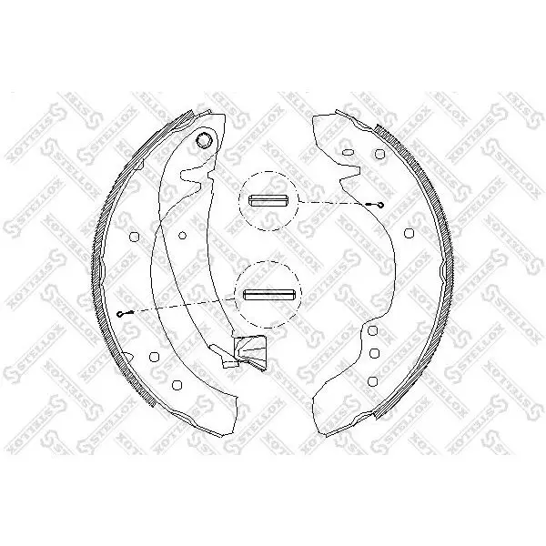 Колодки барабанные Peugeot Boxer, Citroen Jumper, Fiat Ducato
