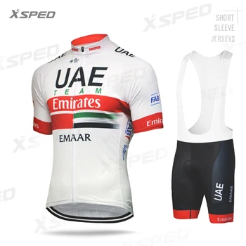 

2020 Uae Emirates Tour Cycling Clothing Man Short Sleeve Jersey Set Pro Team Bicycle Uniform Triathlon Mtb Summer Ropa Ciclismo