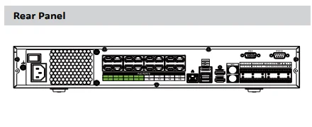Dahua NVR 32 Channel 1.5U 16 PoE AI Network Video Recorder Smart H.265+ Up to 24 Face Pictures Support ePoE EoC for IP system