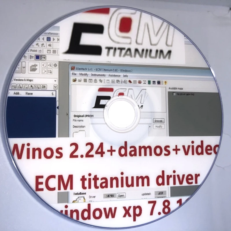 

2020 New CD DVD 2.24+1.6 Winols 2.24+ Ecm Titanium 26000+ Unlock Patch+ Damos Files+ User Manual Drivers