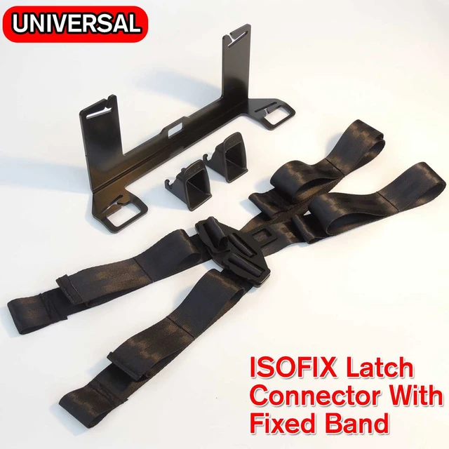 Universal Seat Latch ISOFIX Belt Interfaces Guide Retainer Thicken