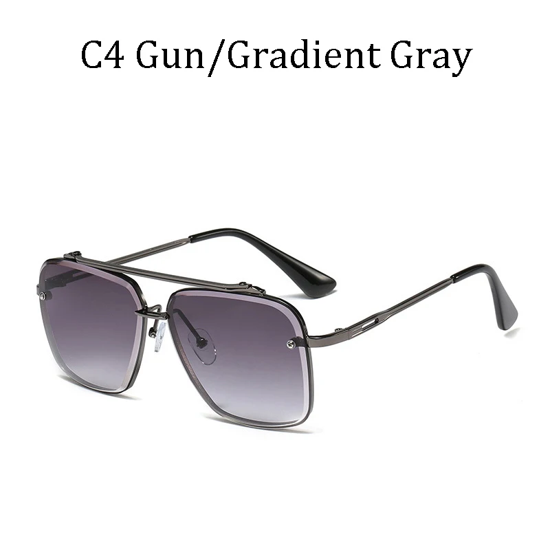 Роскошные брендовые дизайнерские модные классические солнцезащитные очки Mach Six style с градиентными линзами, мужские винтажные брендовые дизайнерские солнцезащитные очки Oculos 95527 - Цвет линз: 95527 C4