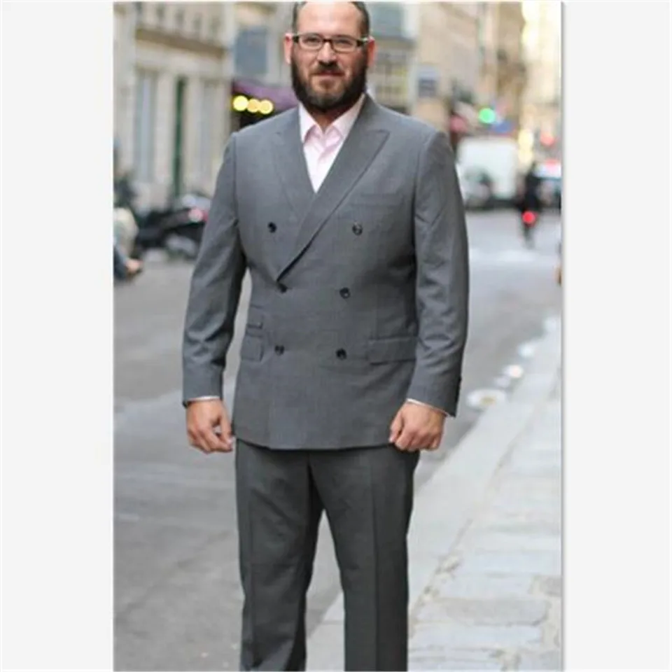 Style and color Мужские костюмы(пиджак+ брюки) дизайн Bande Gris двубортный Hommes костюм Formel Slim Fit Simple Smoking pantalon - Цвет: Style and color