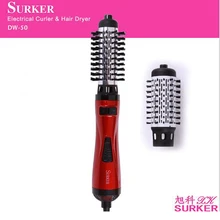 Surker для укладки волос кулер для волос Горячая воздушная щетка DW50 электрическая плойка для завивки волос бигуди 2 в 1 фен для волос
