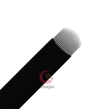 500pcs Flex 0 16mm 18U shape Microblading Eyebrow Blade Permanent Makeup Needle manual Tattoo Needle blade