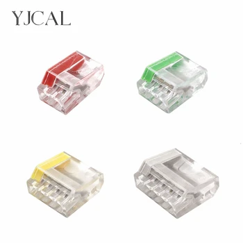 

Wire Connector PCT 252 253 254 255 Mini Quick Conectors Universal Compact Wiring Conductor Push-in Terminal Block LED Conector