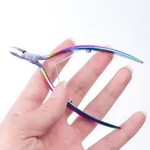 STZ инструменты для маникюра эластичные ножницы для ногтей мертвой кожи профессиональный маникюр оборудование Хамелеон Желобок для ногтей Отделка металл