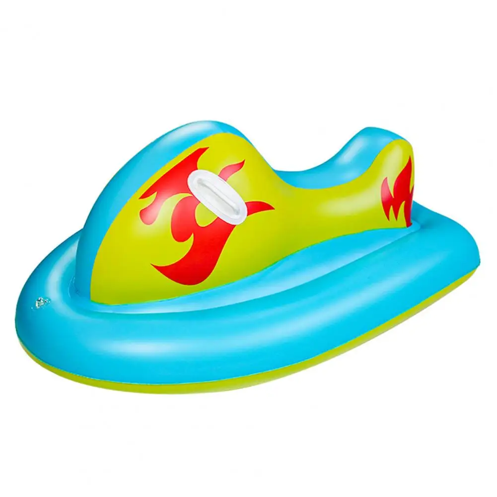 Inflatable Snow Sled Operating Handle Beautiful Winter Activities Sledding Tube Convenient Snow Sled Cold-resistant for Adults