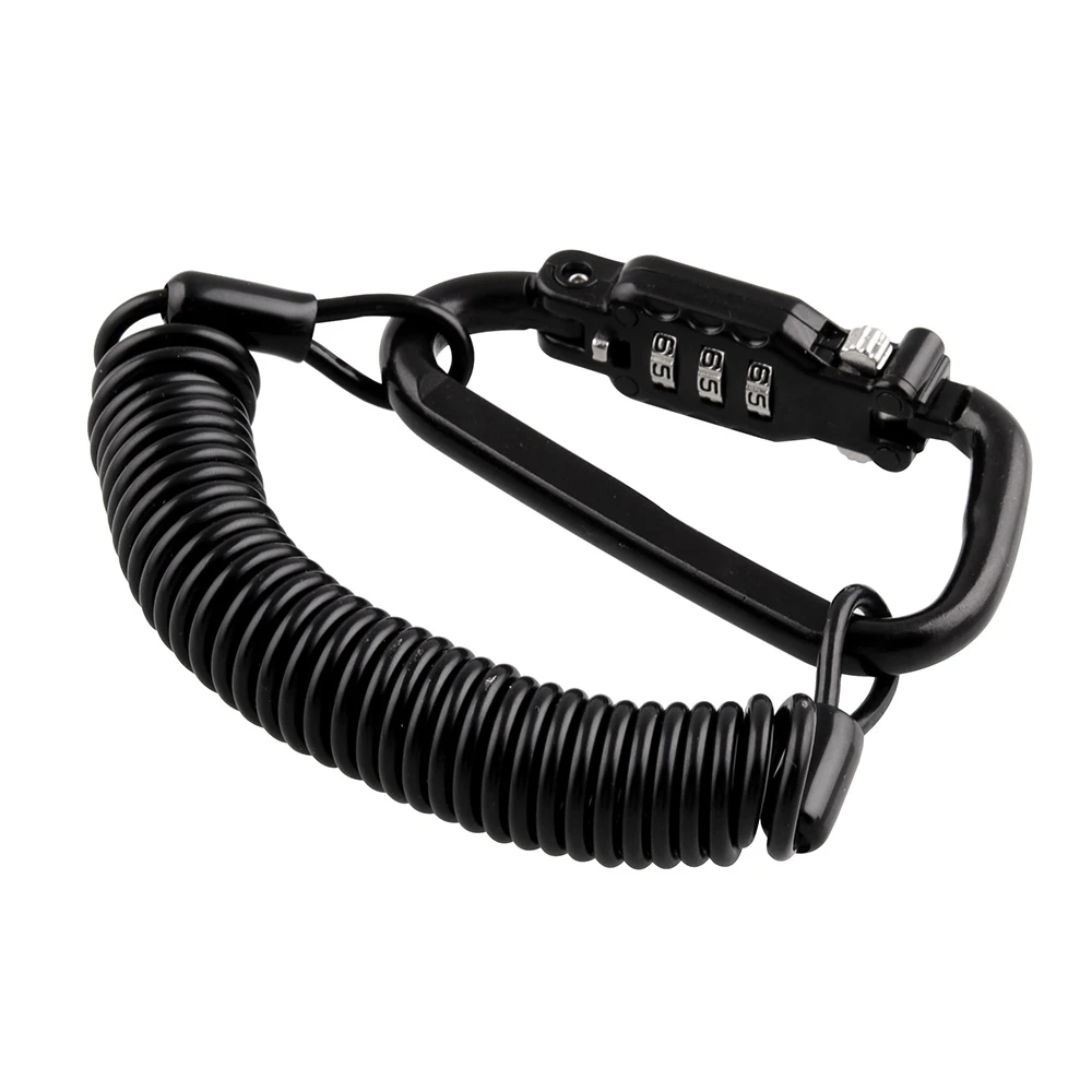 

Anti-theft Helmet Lock 3 Digit Password Bicycle Lock for Scooter Motorcycles Cycling Portable Bike Cable Lock