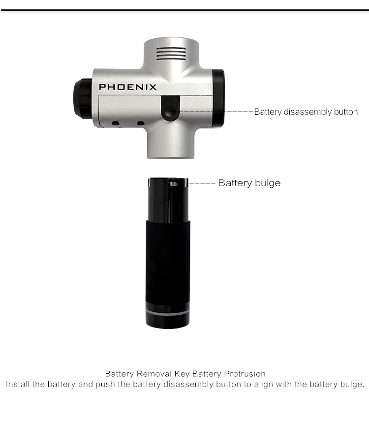 Дропшиппинг мышечный массажный пистолет глубокий массажер для ткани портативное массажное устройство Расслабление тела Корректирующее средство для снятия боли