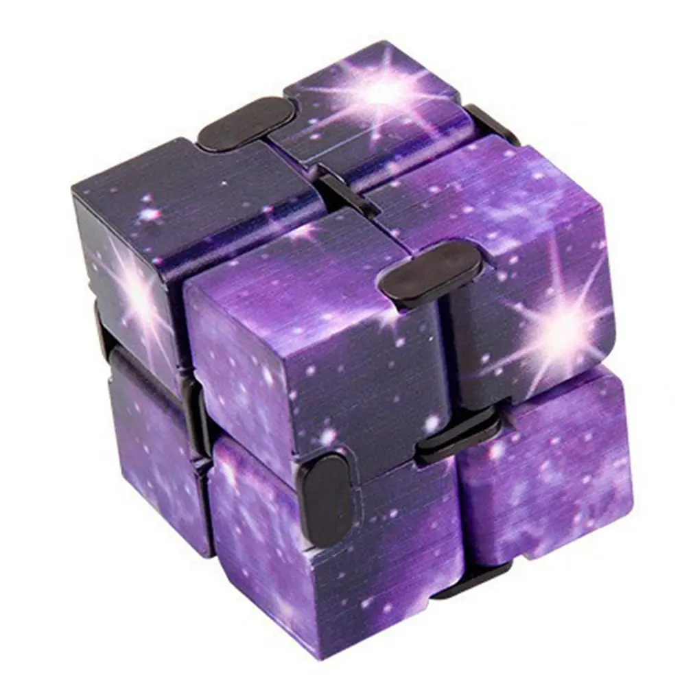 21 Infinity Cube Galaxy Fidget Toy Anti Stress Relief Hand Flip Cube Anxiety Sensory Toy For Children Autism Adhd Magic Cube Christmas Hats Aliexpress