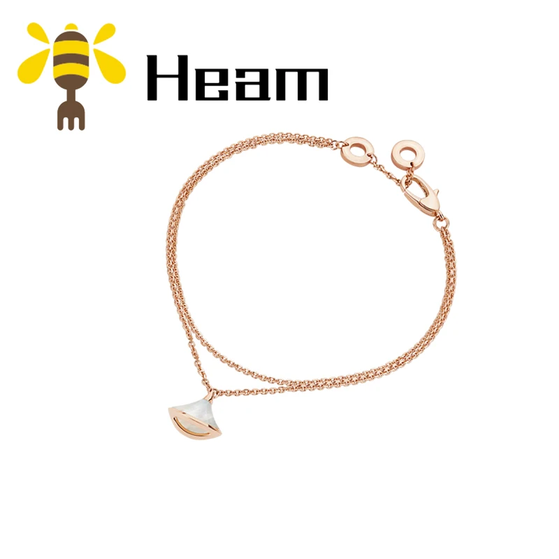 Браслет Heam, высокое качество, серебро 925 пробы, болгарийский браслет для женщин, фирменный дизайн, розовое золото, модное ювелирное изделие, подарок для пары