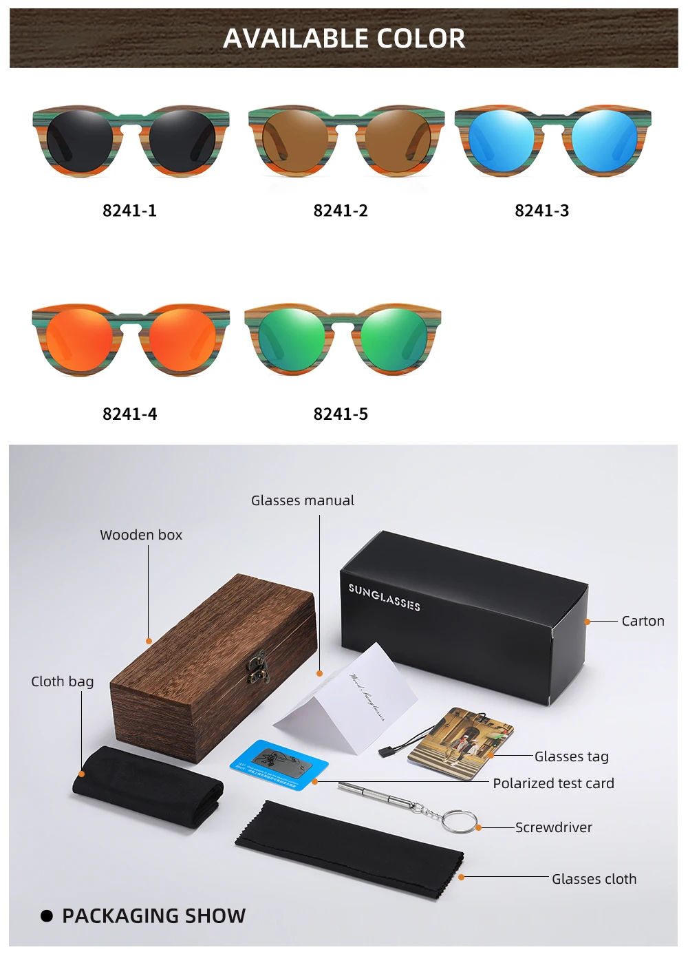 big square sunglasses GM 2022 Years Springtime New Style Natural Bamboo Wooden Sunglasses Fashion Polarized Mirror Coating Eyewear Glasses coach sunglasses