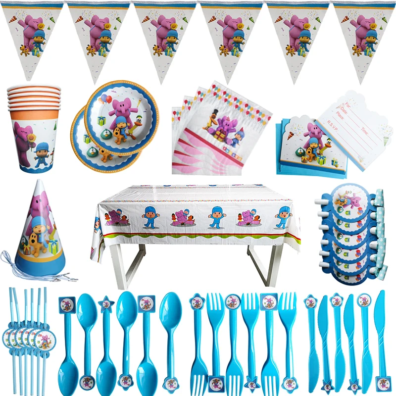 

Party Supplies POCOYO Children's Theme Birthday Party Decoration Newborn Baby Shower Products Decoration Disposable Cups