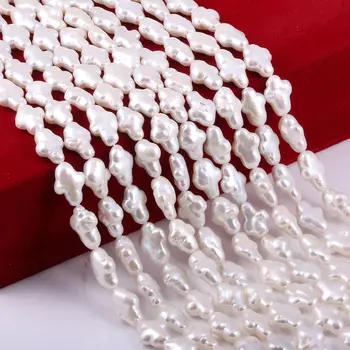 

Natural Freshwater Pearl Beading Loose Spacer Beads for DIY Women Pendants Earrings Jewelry Making