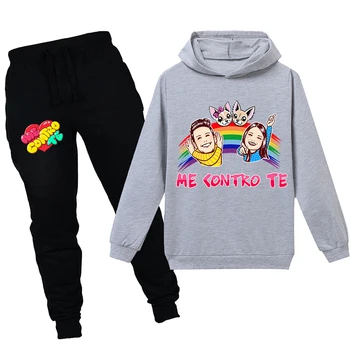 

Kids Boys Girls One Piece Hoodies Pants Suit Casual Hooded Sweatshirt Children Cotton Pullovers Jogging Trousers for Children