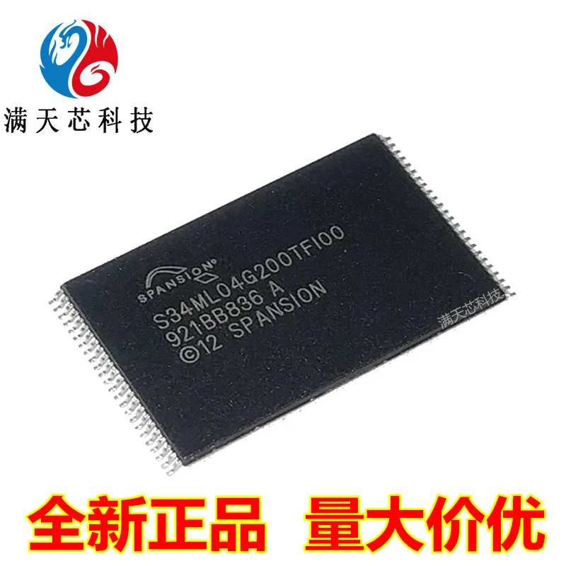 100% новые и оригинальные S34ML04G200TFI00 S34ML04G100TFI00 FLASH512M фотовспышка | Электроника