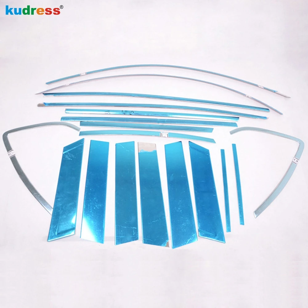 

For Mazda CX-5 CX5 2012 2013 2014 2015 Steel Down Upper Door Window Molding Trim Frame Chrome Cover Car Styling