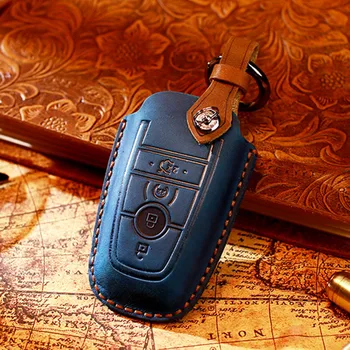 2019 custodia anti-caduta per chiave Auto per Ford Fusion Mondeo Mustang Edge Expedition EXplorer 2018 Auto Shel portachiavi Car-Styling - 2019 custodia anti caduta per chiave Auto per Ford Fusion Mondeo Mustang Edge Expedition EXplorer