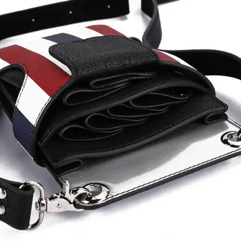 

Multi-Functional Hair Clip Comb Scissors Bag Hairdressing Tool Storage Bag with Belt Make Up Bag for Salon Barber Supplies