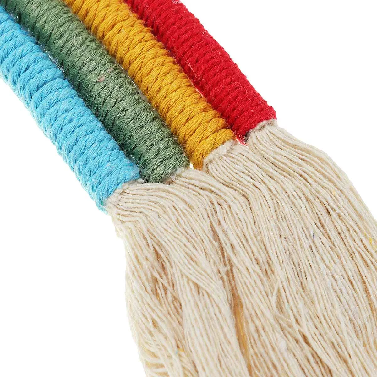 New Home Decoration Rainbow Handmade Weaving Ornament Nordic Simple Kid Room Wall Decoration dreaming Hanger