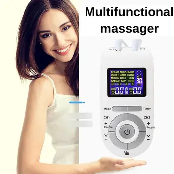 

EMS Microcurrent Multifunctional Massage Physiotherapy Machine Household Electronic Pulse Massager TENS For Body Relieving Pain
