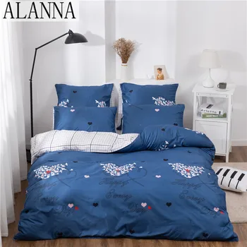 

Alanna X-1015 Printed Solid bedding sets Home Bedding Set 4-7pcs High Quality Lovely Pattern with Star tree flower