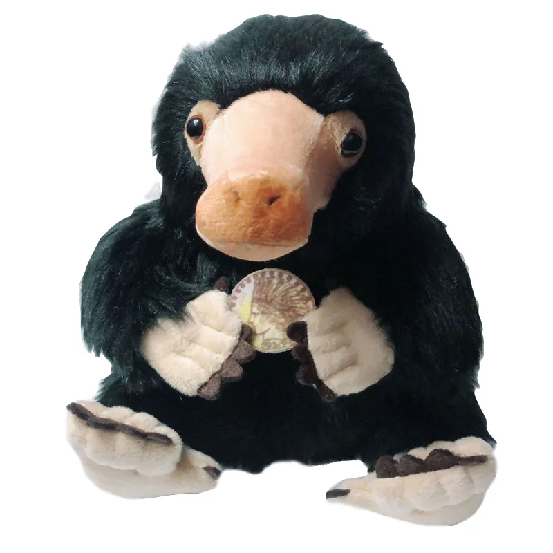 

Fantastic Beasts and Where to Find Them Niffler Plush Toy Fluffy Black Duckbills Cute Soft Stuffed Animals 20 cm Kids Gift