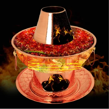 

Copper Charcoal Copper Pot Beijing shuan rou Burning Carbon Hot Pot