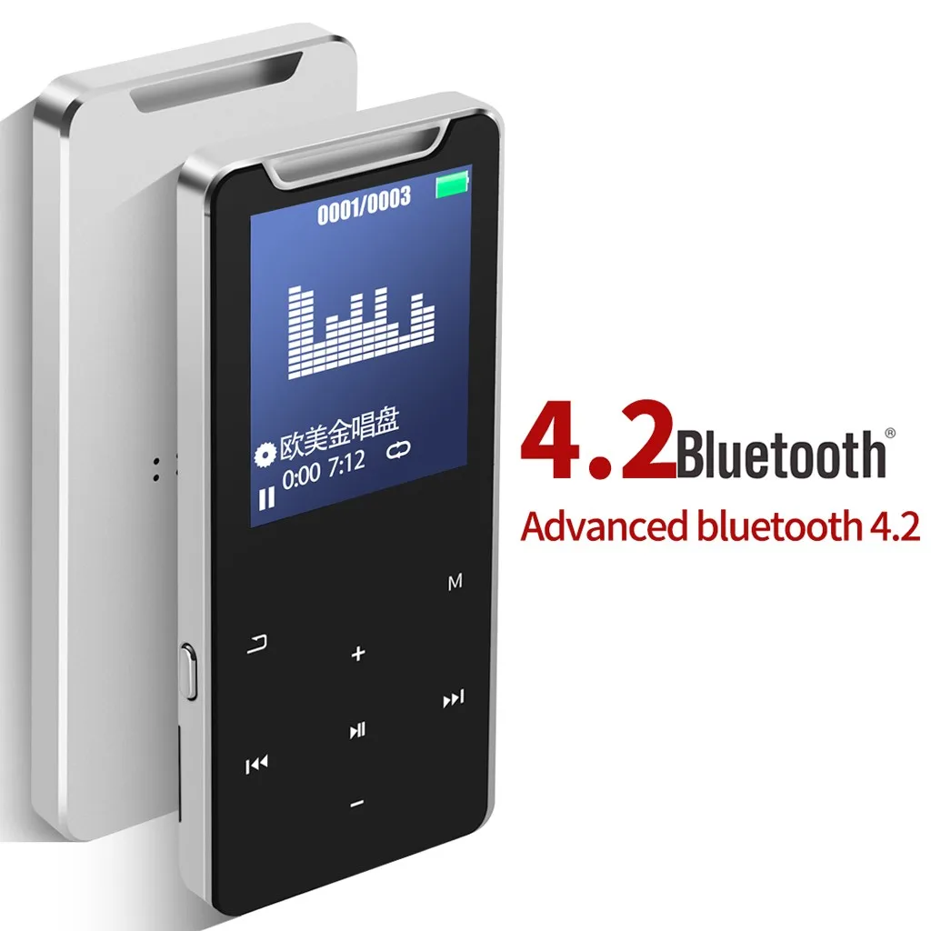 

8gb 16GB 100H Blueteeth Hifi MP3 MP4 Player Walkman Lossless Recorder Pen FM Radio LCD Full-Color Display car MP4 MP3