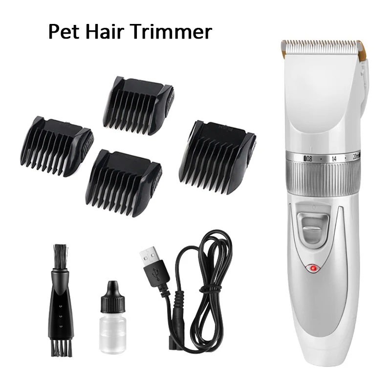 Dog Clipper Professional Pet Dog Hair Trimmer Animal Grooming Clippers