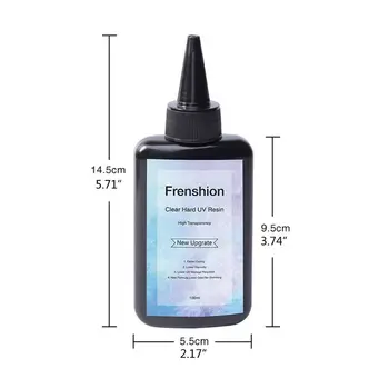 

100ml UV Resin Clear Solar Cure Sunlight Activated Resin for Resin Mold Casting N58F