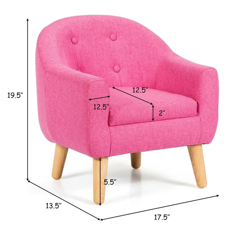 Toddler Child Leisure Comfortable Cute Single Sofa Durable Linen Eucalyptus Wood Kid Sofa Chair Comfortable Sponge Seat Hw61182 Children Sofas Aliexpress