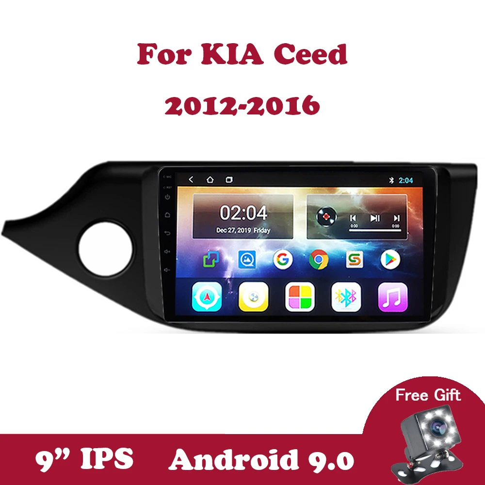 

Android 9 Car Radio Multimedia Video Player Navigation GPS For KIA Cee'd CEED JD 2012 2013 2014 2015 2016 DVD Head Unit Video