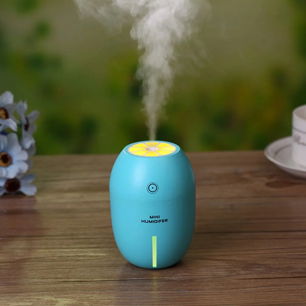 180ml USB 가습기 가정용 사무실 휴대용 학생 기숙사 침실 작은 귀여운 미니 레몬 스프레이 자동차 탑재 2021